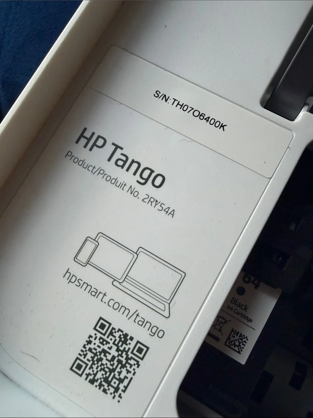 HP small inkjet white